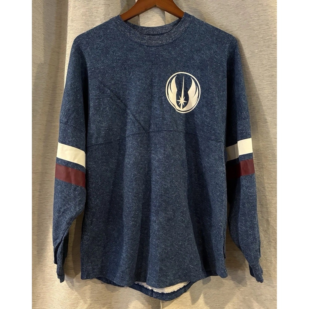 Disney Parks Spirit Jersey Star Wars Skywalker Academy Denim Adult Unisex Small
